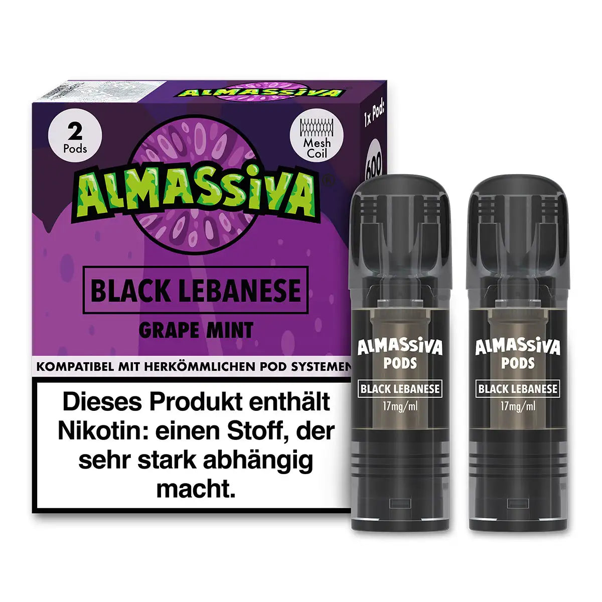 Al Massiva - Prefilled Pods (MatchBar) (2 Stück) - Black Lebanese - 20mg/ml