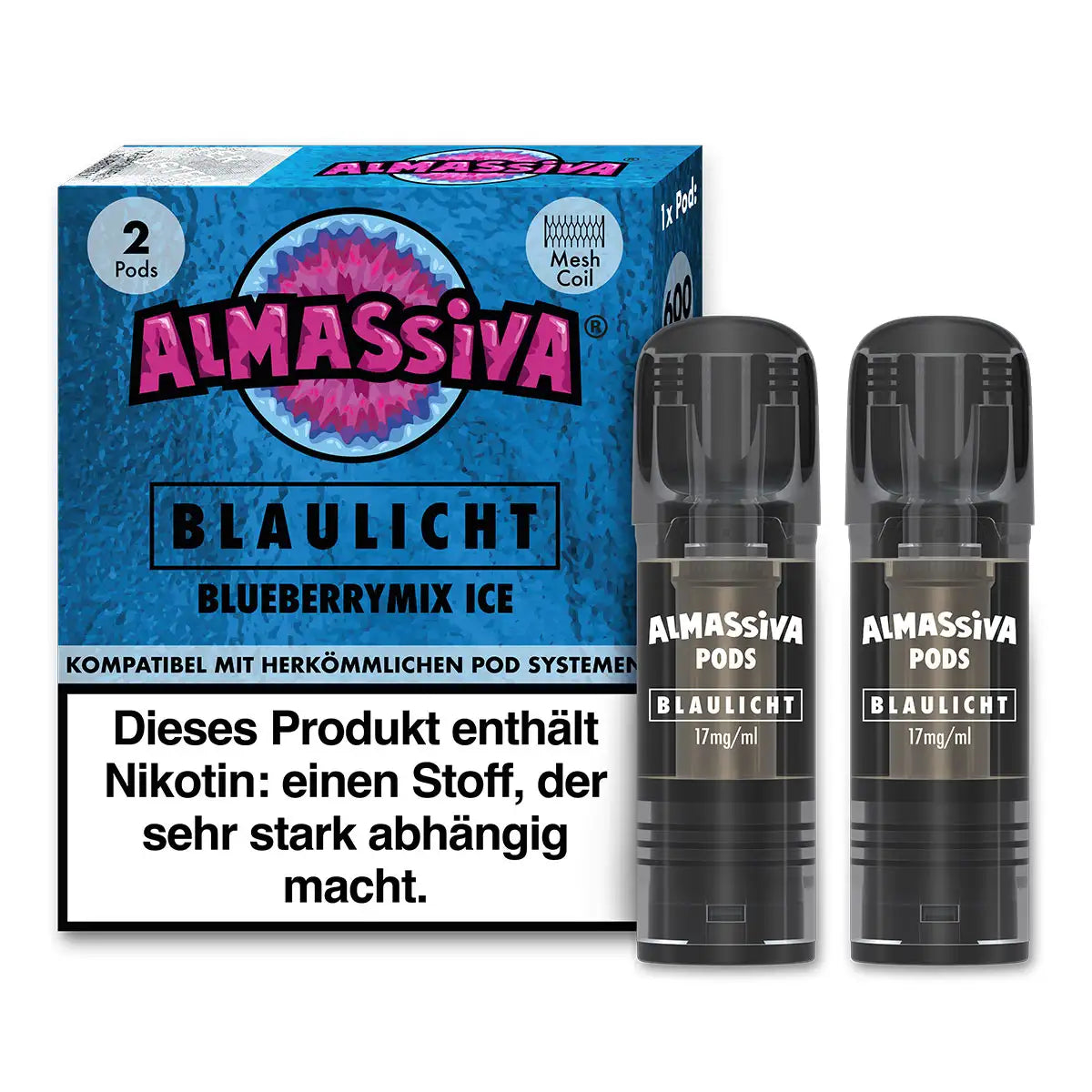 Al Massiva - Prefilled Pods (MatchBar) (2 Stück) - Blaulicht - 20mg/ml