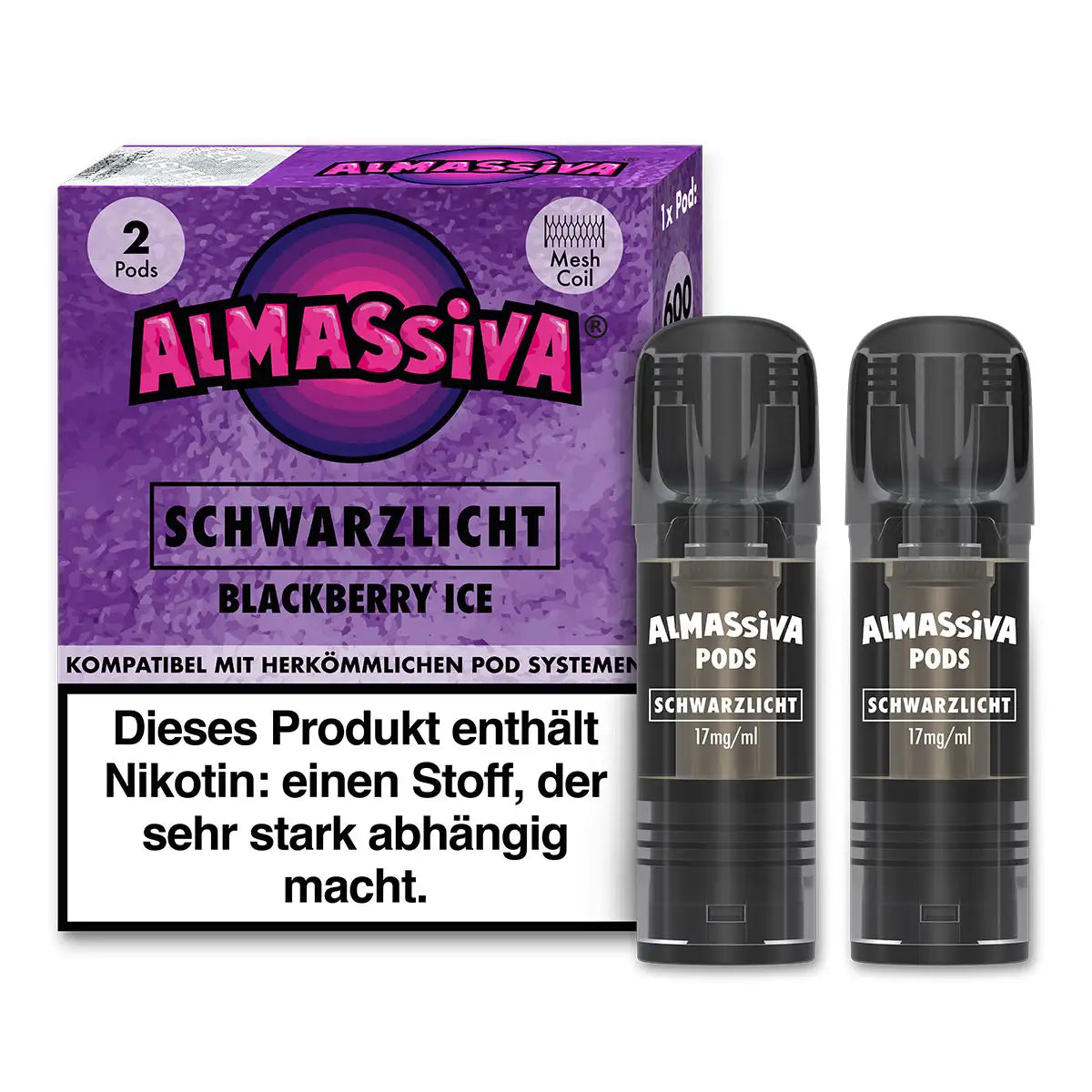 Al Massiva - Prefilled Pods (MatchBar) (2 Stück) - Schwarzlicht - 20mg/ml