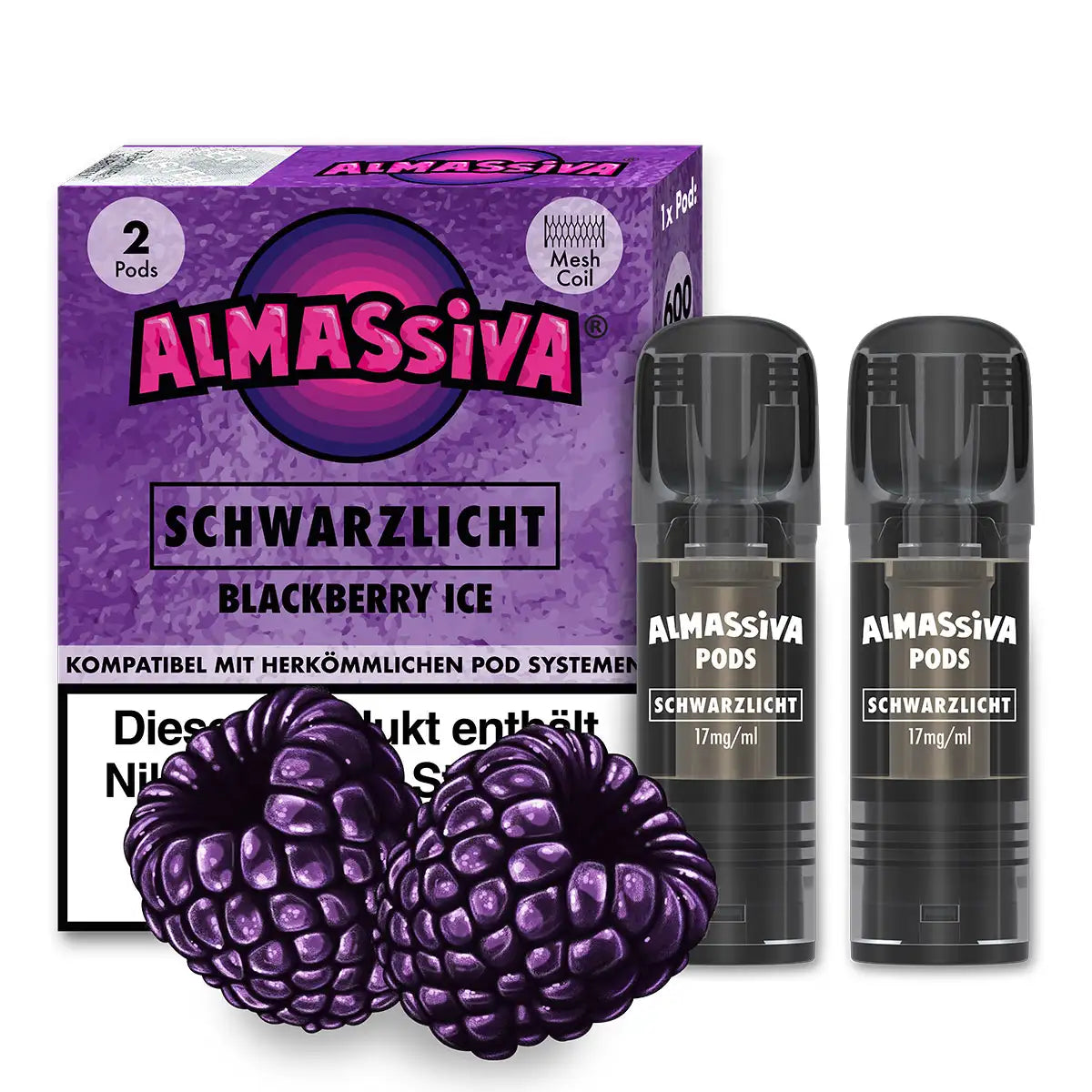 Al Massiva - Prefilled Pods (MatchBar) (2 Stück) - Schwarzlicht - 20mg/ml