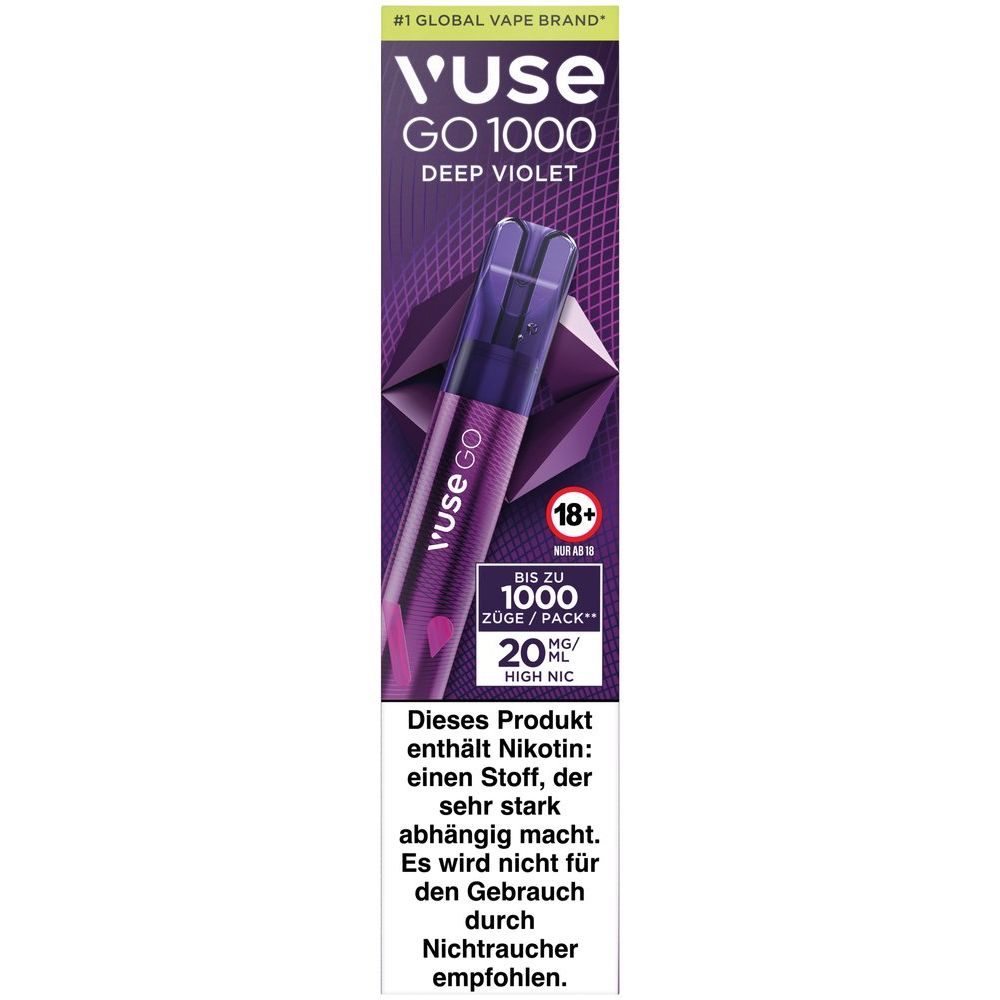 VUSE Go 1000 Deep Violet 20mg