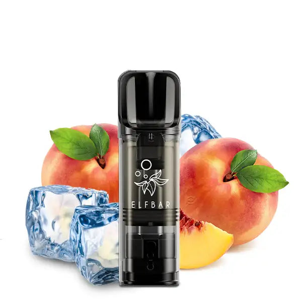 Elfbar - ELFA - Prefilled Pods (2 Stück) - Peach Ice - Nikotinfrei