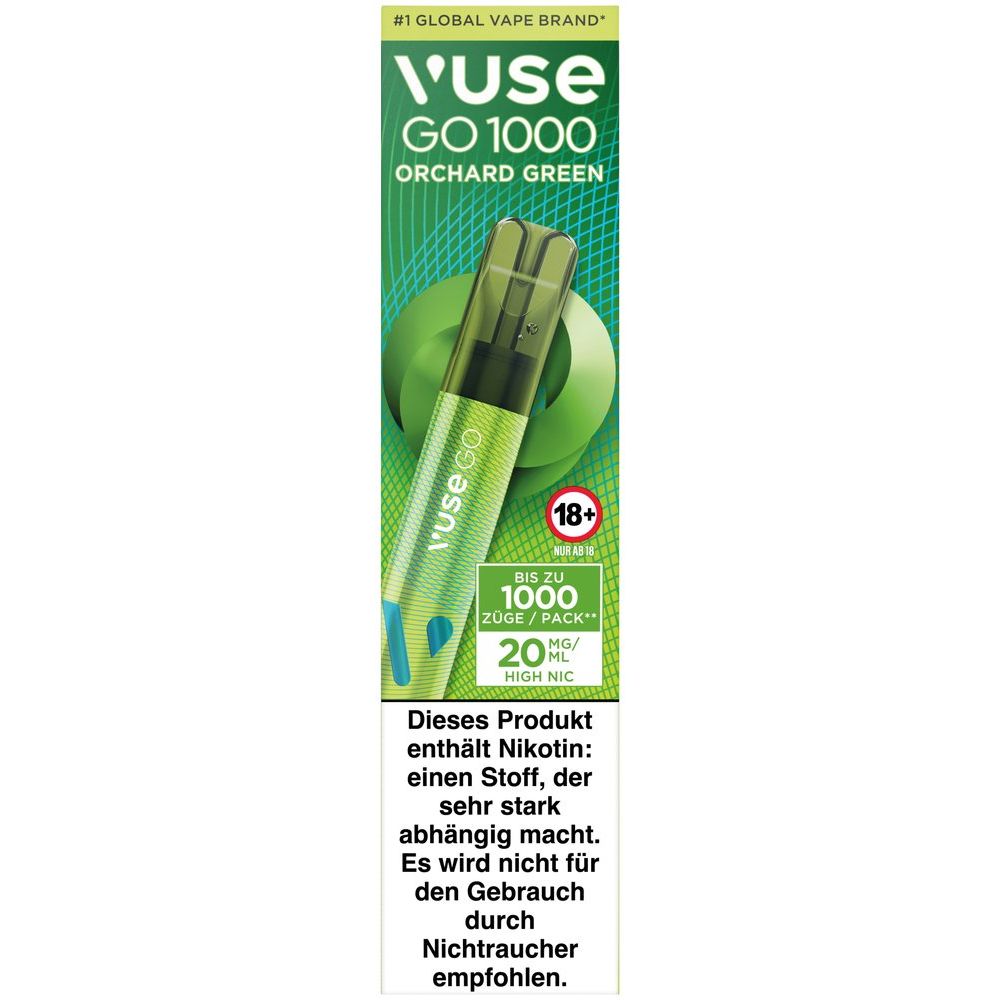 VUSE Go 1000 Orchard Green 20mg