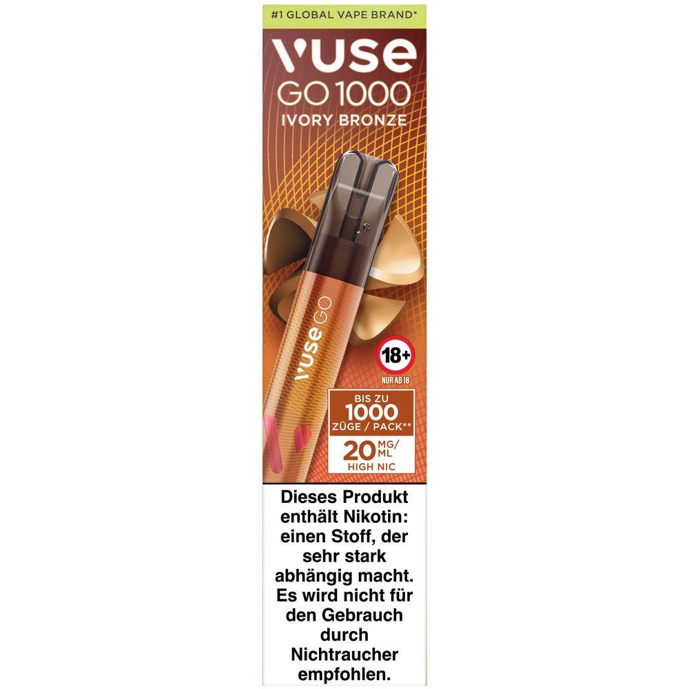 VUSE Go 1000 Ivory Bronze 20mg