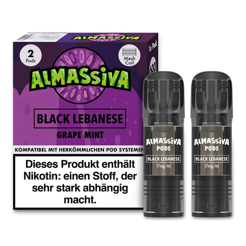 Al Massiva - Prefilled Pods (MatchBar) (2 Stück) - Black Lebanese - 20mg/ml