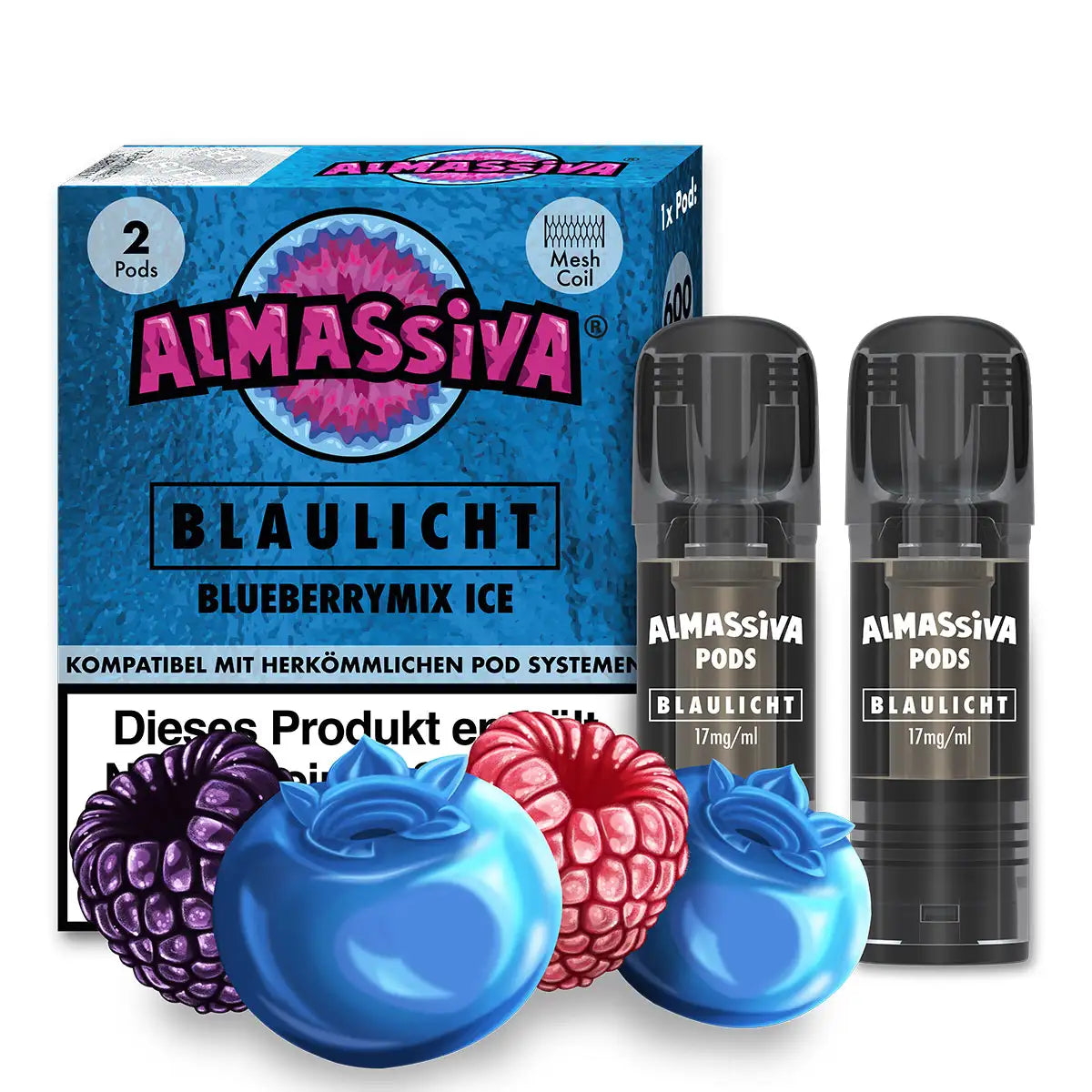 Al Massiva - Prefilled Pods (MatchBar) (2 Stück) - Blaulicht - 20mg/ml